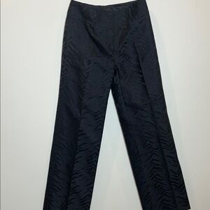 Roberto Cavalli Genny Black Silk & Wool Pants